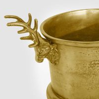 Deer Ice Bucket Large Gold