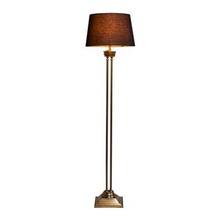 Hudson Floor Lamp Base Brass