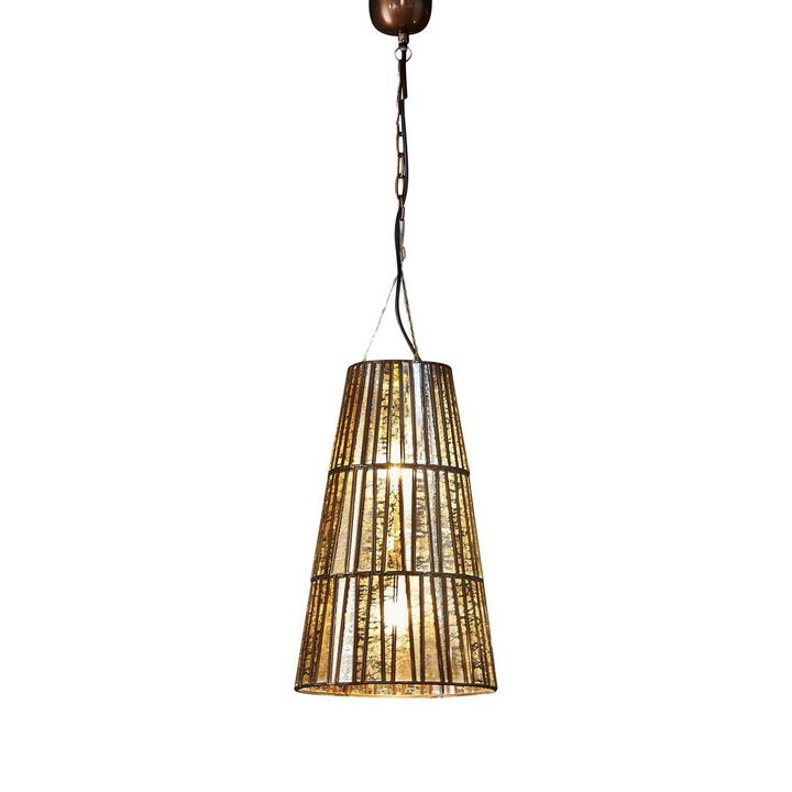 Cleveland Ceiling Pendant Large Brass