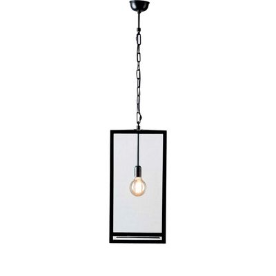 Archie Rose Ceiling Pendant Large Black