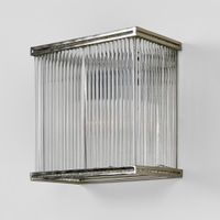 Verre Rectangular Wall Light Silver