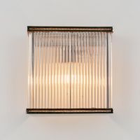 Verre Rectangular Wall Light Silver