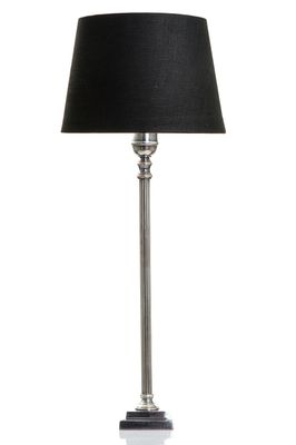 Crawford Table Lamp Base Antique Silver