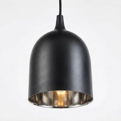 Lumi-R Ceiling Pendant Black and Silver