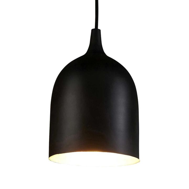 Lumi-R Ceiling Pendant Black and Silver