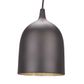Lumi-R Ceiling Pendant Black and Silver