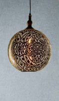 Moroccan Ball Ceiling Pendant Medium Silver