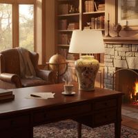 Raffles Bird Ceramic Table Lamp Base White- Base Only