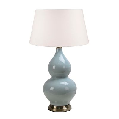 Terrigal Ceramic Table Lamp Base Pale Blue