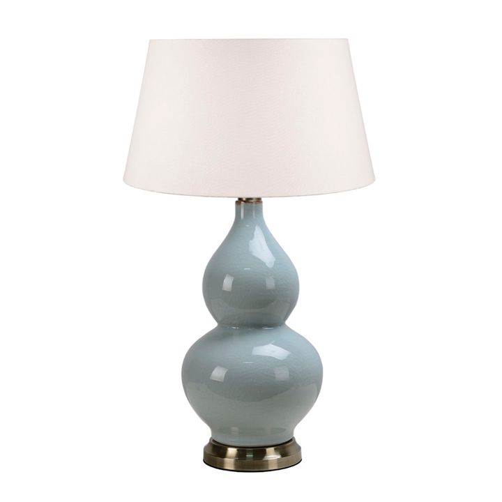 Terrigal Ceramic Table Lamp Base Pale Blue