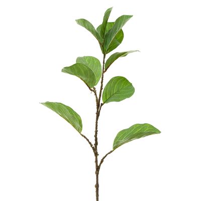 Leaf Ficus Spray 86cm Green