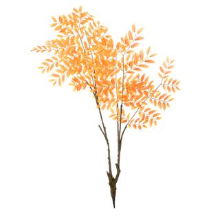 Begonia Leaf Spray 95cm Orange