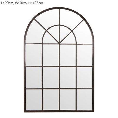 Conservatory Iron Mirror 90x135cm