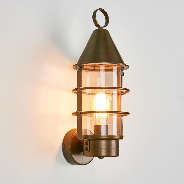 Eastwood Outdoor Wall Light Brass