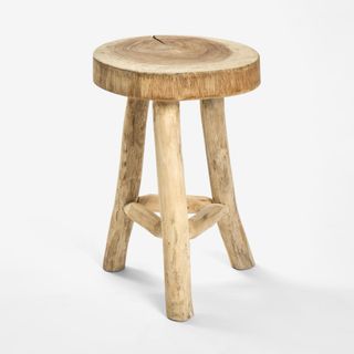 Cancun Wooden Stool - Outdoor Under-Cover