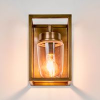 Wellington Outdoor Wall Light Brass