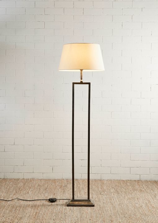 Hamilton Floor Lamp Antique Silver