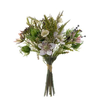 Lavender Mix Bouquet 30cm Green