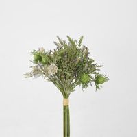 Lavender Mix Bouquet 30cm Green