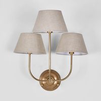 Trilogy Wall Light Base Brass