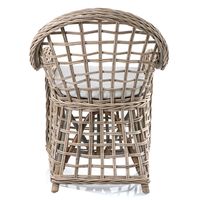 Mauritius Wicker Arm Chair with Cushion