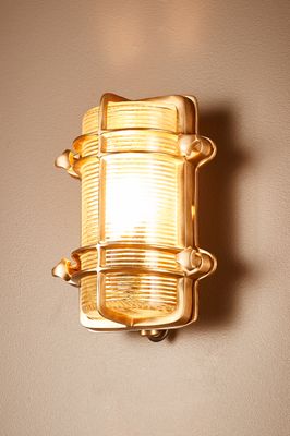 Harley Outdoor Wall Light Antique Brass