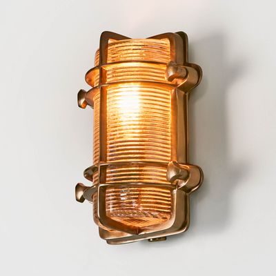 Harley Outdoor Wall Light Antique Brass