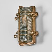 Harley Outdoor Wall Light Antique Brass