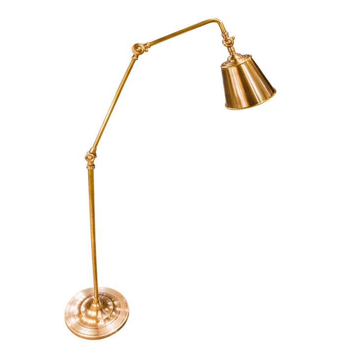 Newbury Floor Lamp Antique Brass