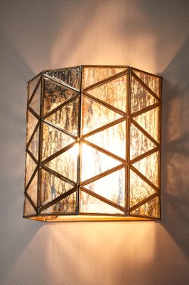 Butterworth Half Round Wall Light Antique Copper