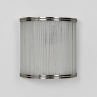 Inanda Half Round Wall Light Nickel