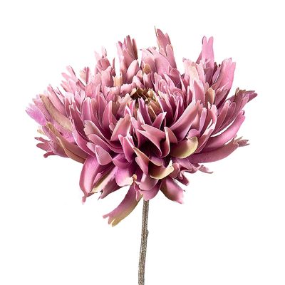 Dahlia Spray 56cm Dark Pink