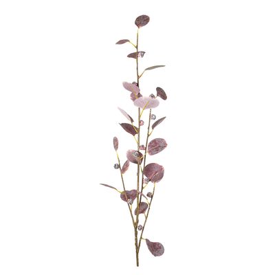 Eucalyptus Spray Burgundy 90cm