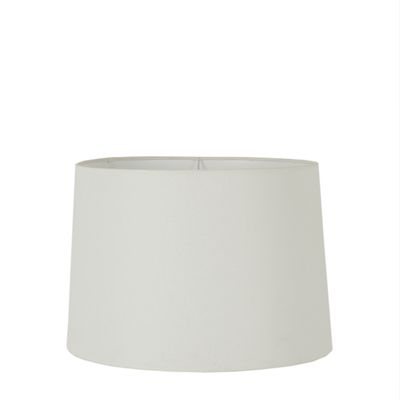 Linen Drum Lamp Shade Medium Textured Ivory