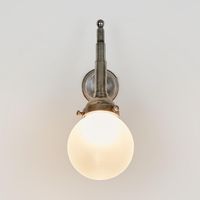 Paris Wall Light Antique Silver