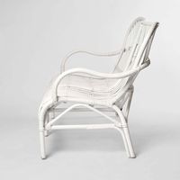 Seville Rattan Two Seater White -Outdoor Undercover