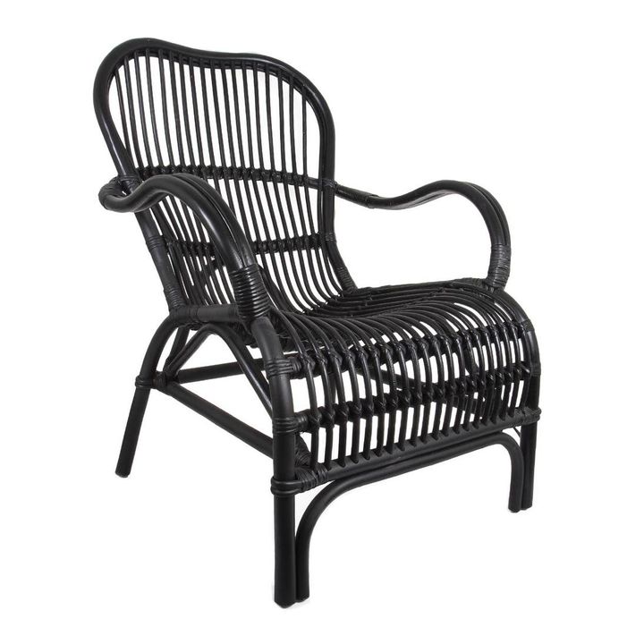 Seville Rattan Armchair Black -Outdoor Undercover