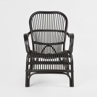 Seville Rattan Armchair Black -Outdoor Undercover