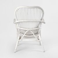 Seville Rattan Armchair White -Outdoor Undercover