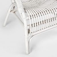 Seville Rattan Armchair White -Outdoor Undercover