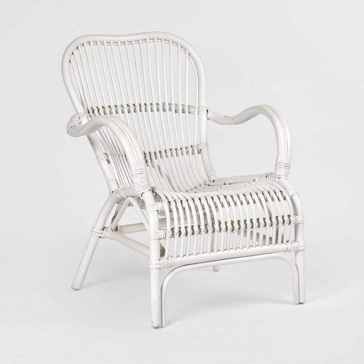 Seville Rattan Armchair White -Outdoor Undercover