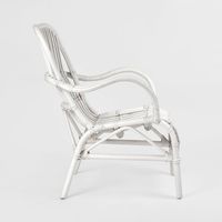 Seville Rattan Armchair White -Outdoor Undercover