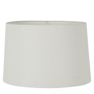 Linen Drum Lamp Shade XXL Ivory