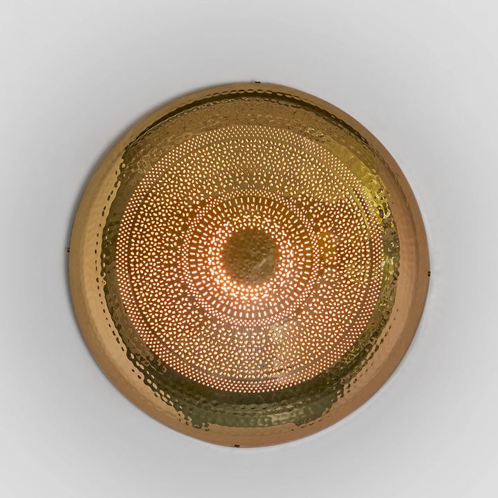 Moroccan Wall Light Brass