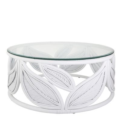 Seville Leaf Table White