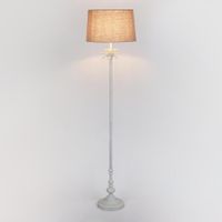 Casablanca Floor Lamp Base White- Base Only