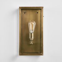 Goodman Outdoor Wall Light Ant Brass