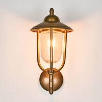 Pier Outdoor Wall Light Antique Brass