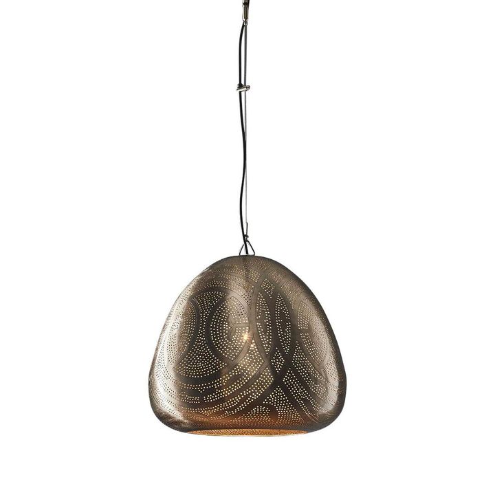 Stockport Dome Ceiling Pendant Nickel