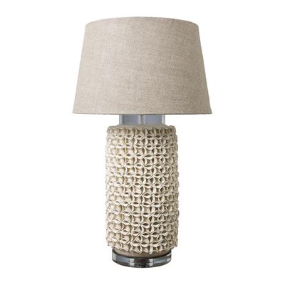 Newland Ceramic Table Lamp Base Cream- Base Only